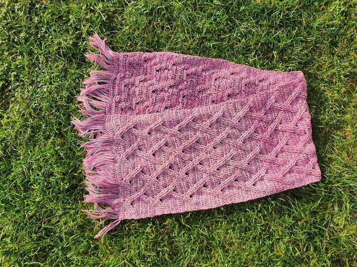 Kuscheliger Zopfschal