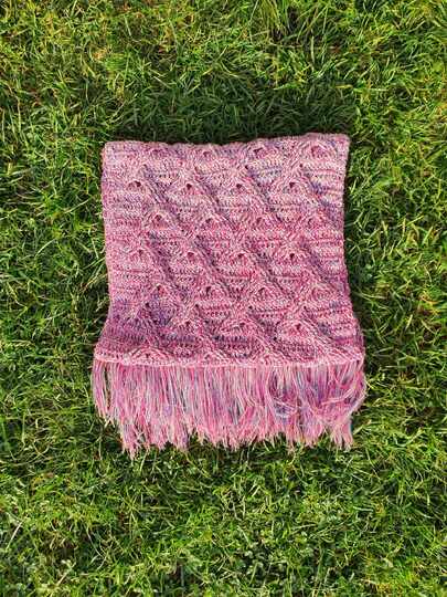 Kuscheliger Zopfschal