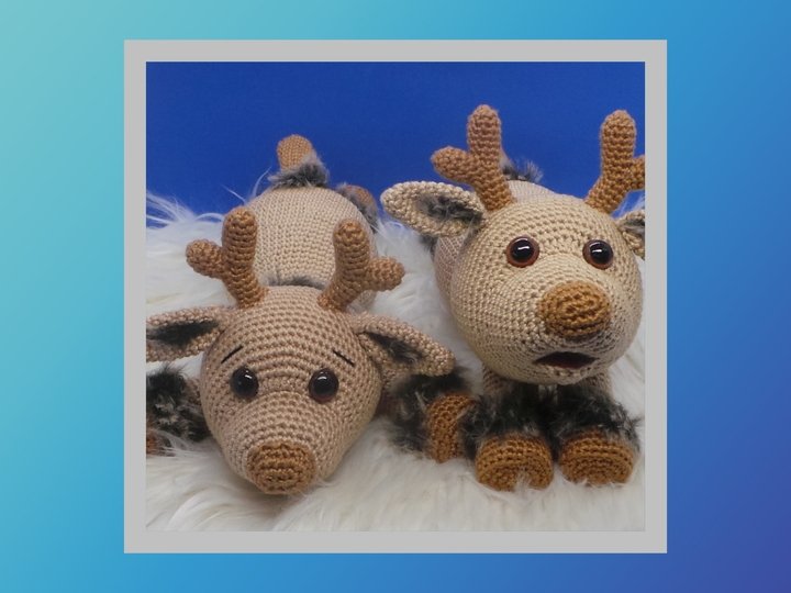 Häkelanleitung Rentier Rene