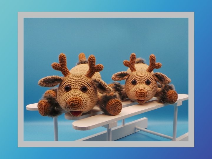 Häkelanleitung Rentier Rene