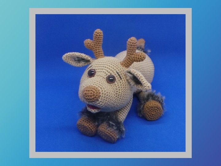 Häkelanleitung Rentier Rene
