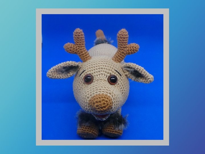 Häkelanleitung Rentier Rene