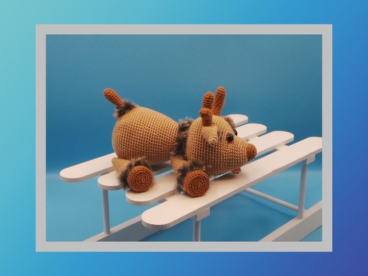 Häkelanleitung Rentier Rene