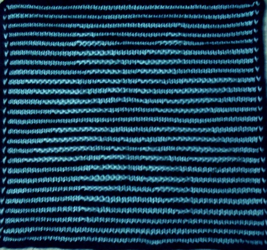 Stern in Schattenstricktechnik als Deko oder Spüli mit dem besonderen Rand - Bild 2