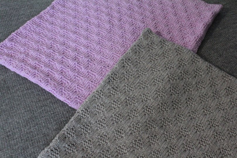 "Little Diamonds" Kissenhülle stricken PDF-Anleitung