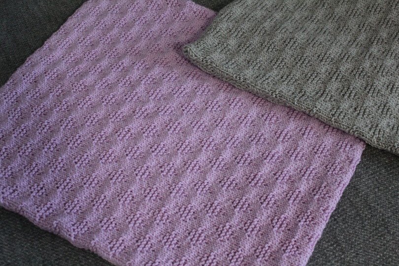"Little Diamonds" Kissenhülle stricken PDF-Anleitung