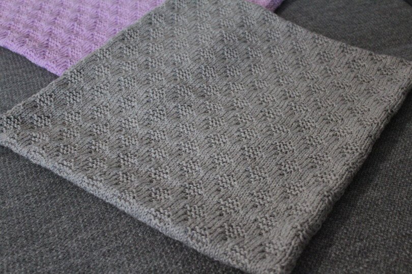 "Little Diamonds" Kissenhülle stricken PDF-Anleitung