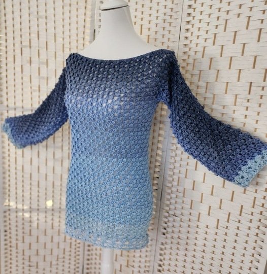 1-Bobbel-Winter-Häkelpulli "December Dream"