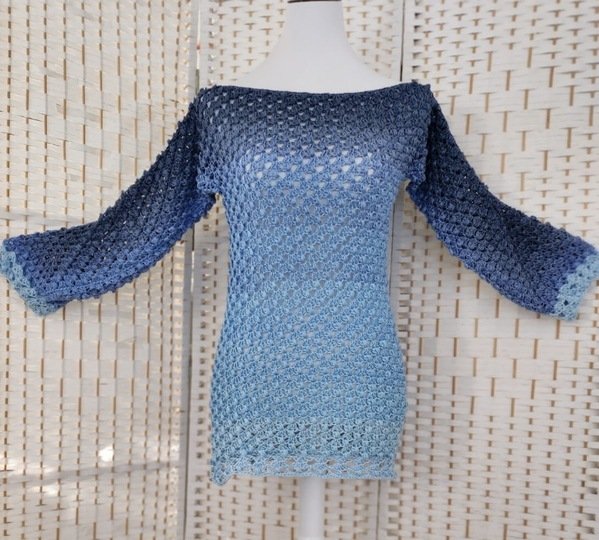 1-Bobbel-Winter-Häkelpulli "December Dream"