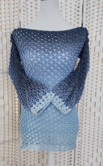 1-Bobbel-Winter-Häkelpulli "December Dream"