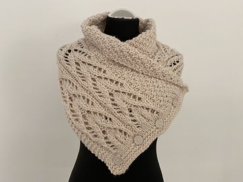 Strickanleitung - Kragenschal "Télen"