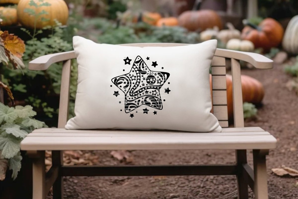 Stern einfach Plotterdatei SVG DXF FCM