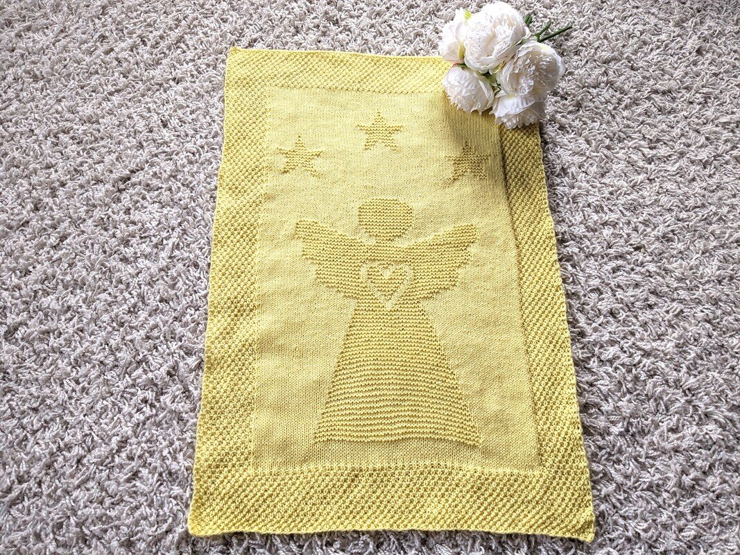 Knitting pattern "Guardian Angel Blanket" - easy - Image 2