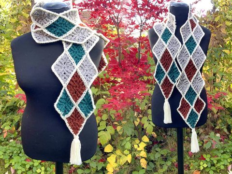 Wollreste Schal  *Auch super für Männer!*