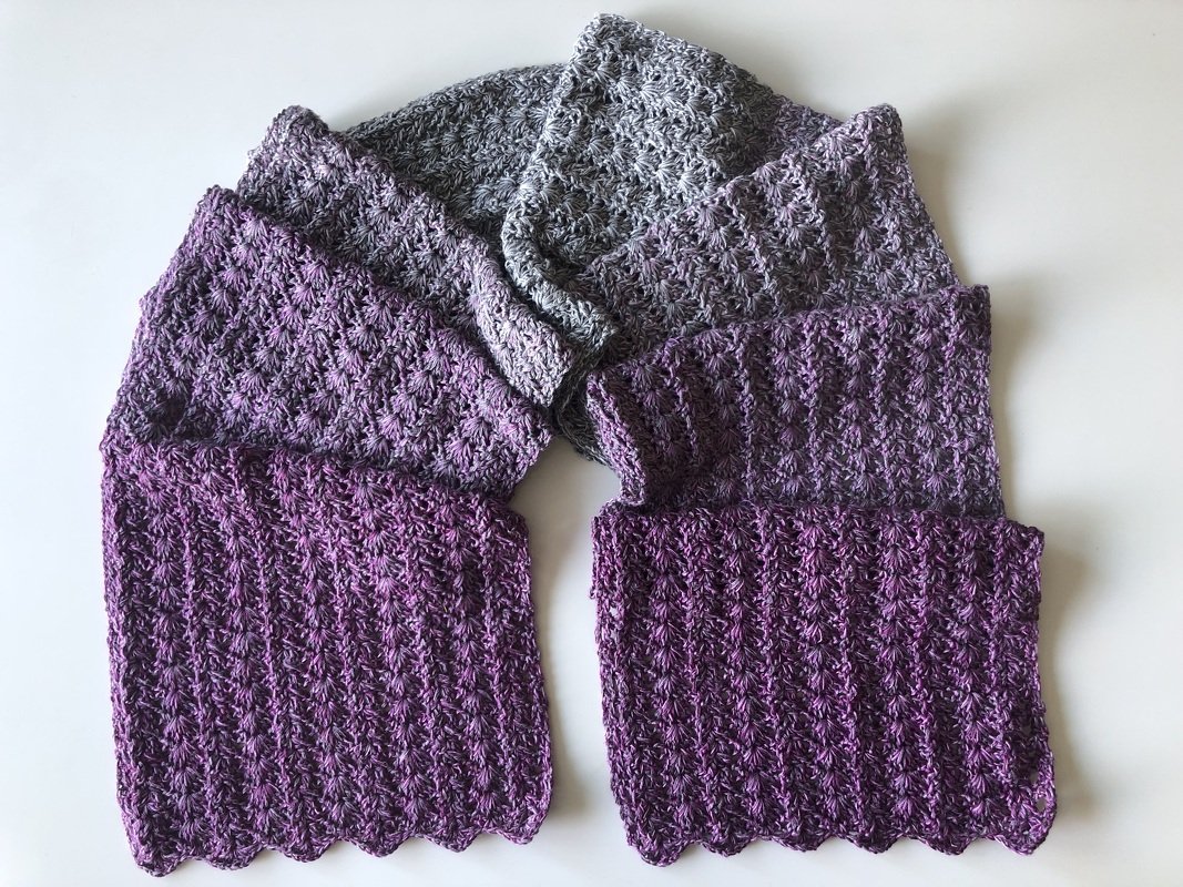 Crazy Winter - Häkelanleitung unisex Schal - Bild 19