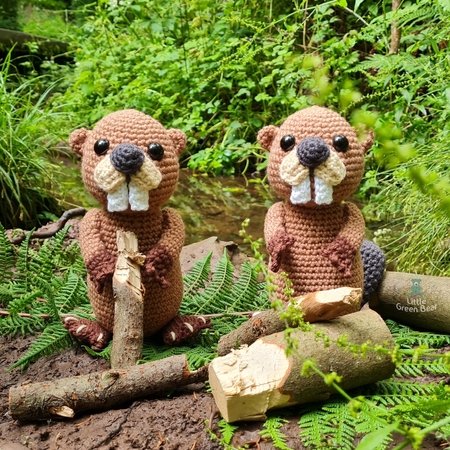 Bobby the Beaver Crochet Amigurumi Pattern (English)