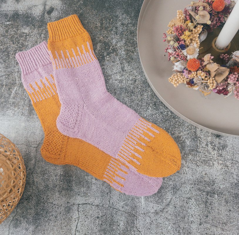 Strickanleitung Agulla Socken (Gr. 20/21 - 46/47)