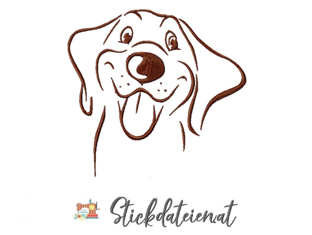 Lustige Hunde STICKDATEI, Tierstickdatei, Hunderasse Stickerei