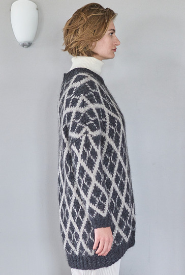 Fair-Isle-Pulli aus Alpakawolle