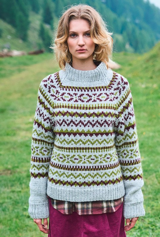 Raglanpulli im Jacquardmuster - Bild 5