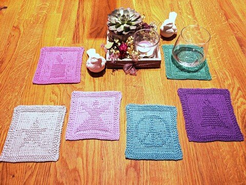 Strickanleitung Adventsdeko Untersetzer - ganz einfach