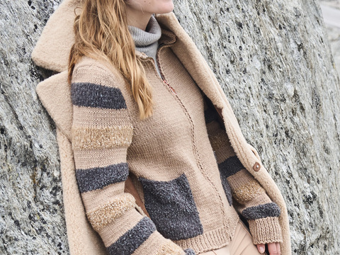 Jacke mit Reißverschluss