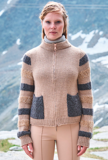 Jacke mit Reißverschluss