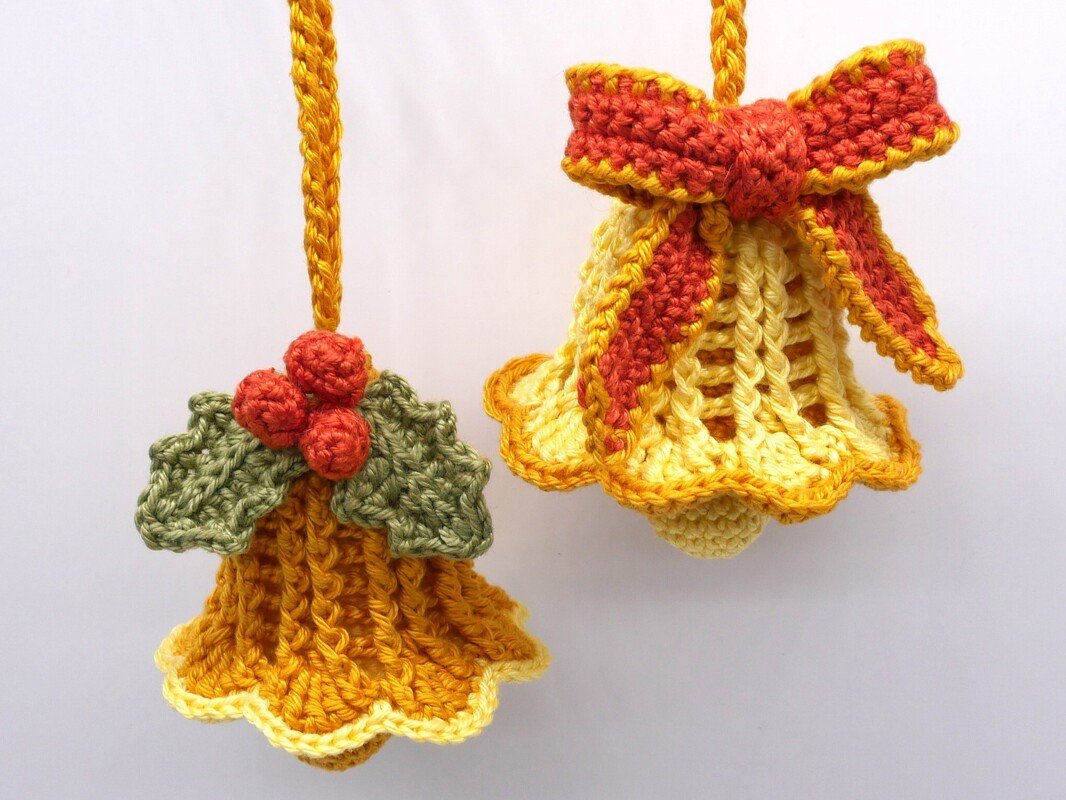 Häkelanleitung bezaubernde große Glöckchen, verarbeite deine Wollreste dazu - Bild 4