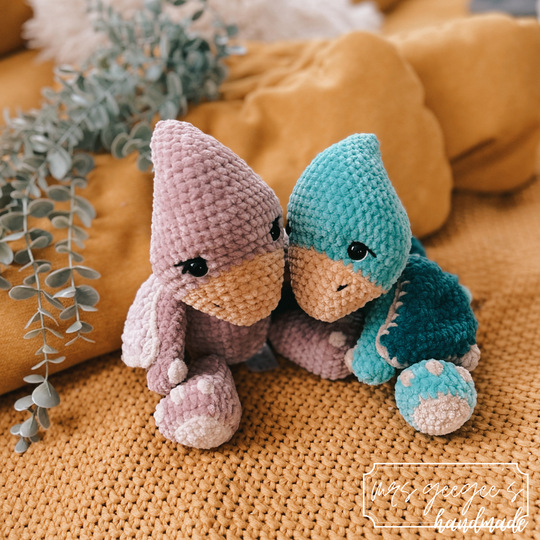 Häkelanleitung - Dinosaurier - Dinobaby Pterosaur - deutsch