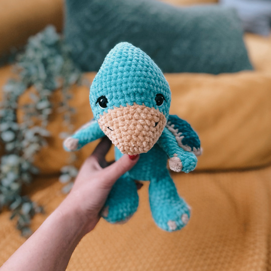 Häkelanleitung - Dinosaurier - Dinobaby Pterosaur - deutsch