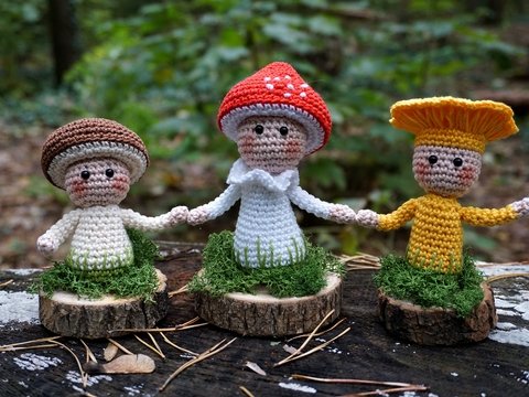 Häkelanleitung Pilze - PDF Datei