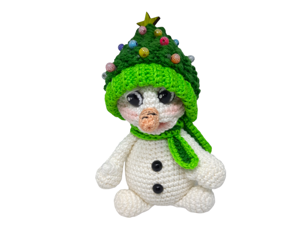 Crochet Pattern "Snowies" Christmas snowman