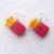 French fries earrings