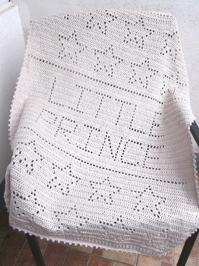 Little prince baby blanket