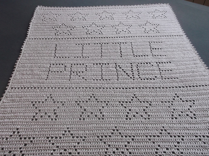 Little prince baby blanket