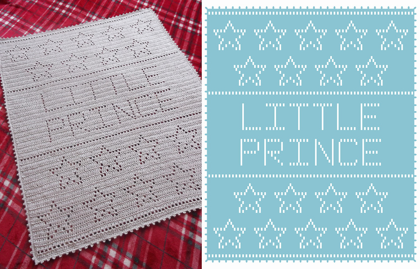 Little prince baby blanket
