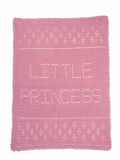 Little princess baby blanket