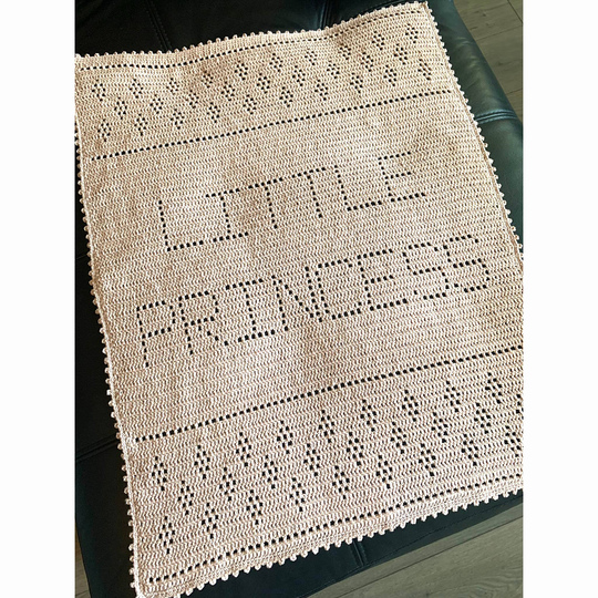 Little princess baby blanket