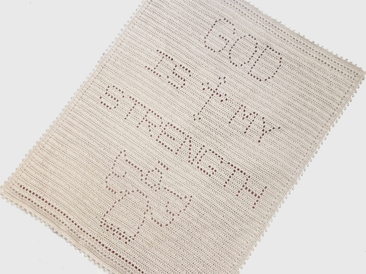 Angel crochet baby blanket