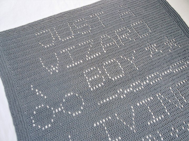 Little wizard baby blanket