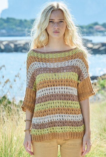 Gestreiftes Strickshirt