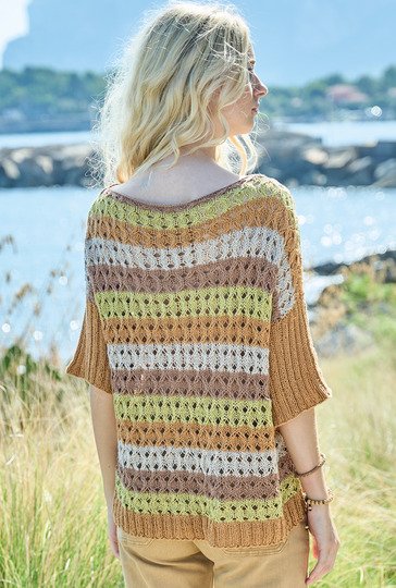 Gestreiftes Strickshirt