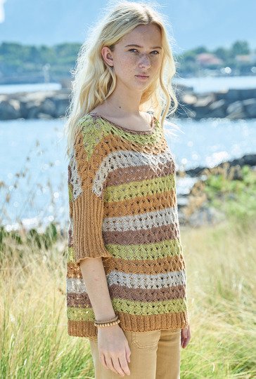 Gestreiftes Strickshirt