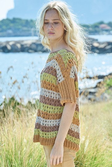 Gestreiftes Strickshirt