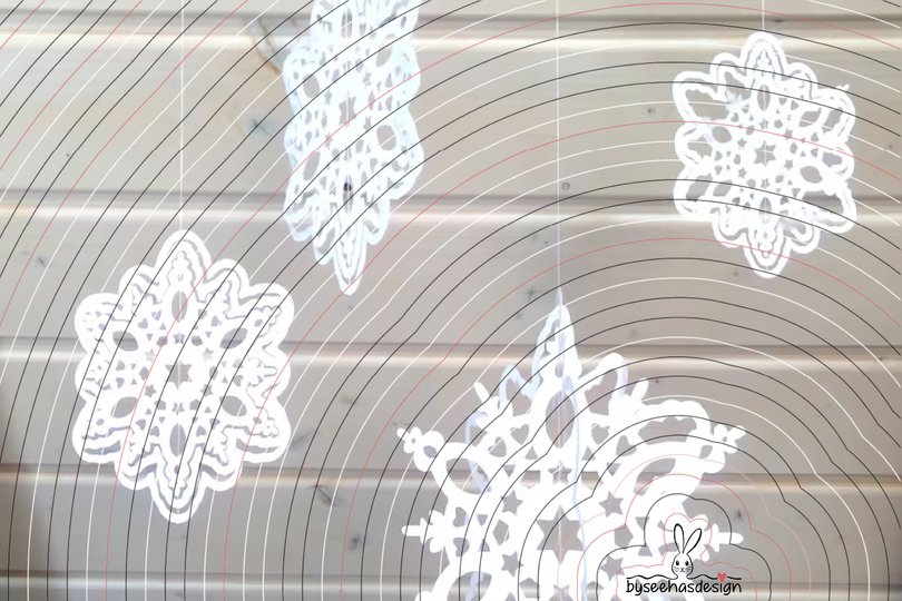 Deko Stern mit Rahmen Plotterdatei SVG DXF
