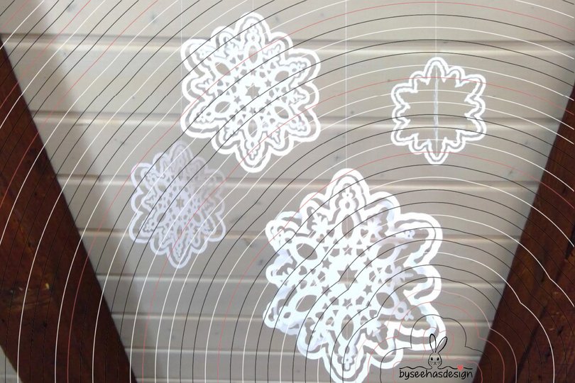 Deko Stern mit Rahmen Plotterdatei SVG DXF