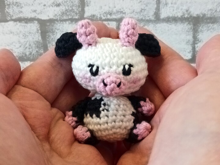 Crochet Pattern Cute Cow Amigirumi