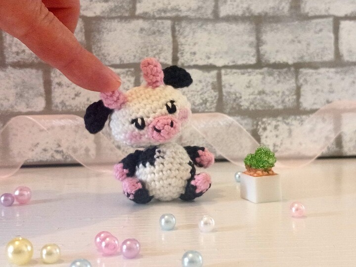 Crochet Pattern Cute Cow Amigirumi