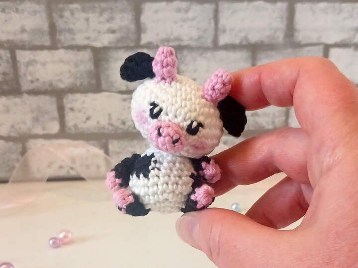 Crochet Pattern Cute Cow Amigirumi