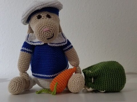 Häkelanleitung - Hanno Hase